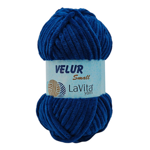 Пряжа Lavita Yarn Velur Small №5042 синий (велюр) 50 г, 60 м 5042 фото