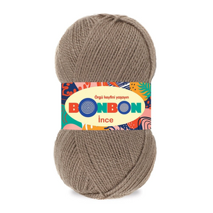 Пряжа Nako Bonbon Ince №98324 кава з молоком (акрил) 100 г, 300 м 98324 фото