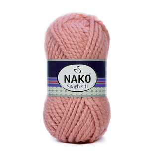 Пряжа Nako Spaghetti №11613 рожеве золото (вовна з акрилом) 100 г, 60 м 11613 фото