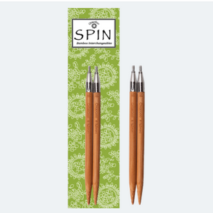 Спиці знімні ChiaoGoo Spin Bamboo 13 см №7.5 (L) бамбукові для ручного в'язання (2505-10,875) 2505-10,875 фото