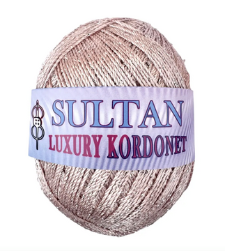 Пряжа Sultan Luxury Kordonet (металлик, полиэстер) 100г, 300 м