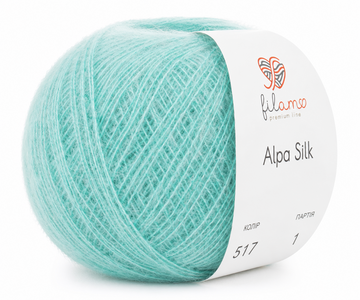 Пряжа Filamo Alpa Silk (беби альпака, шелк) 25 г, 235 м