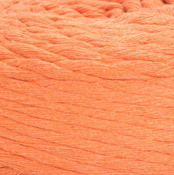 Пряжа YarnArt TWISTED MACRAME №770 помаранчевий, нитки для макраме 770 фото