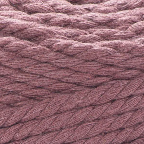 Пряжа Yarnart Macrame Rope 5 мм №792 рожевий, шнур для в'язання макраме 792 фото