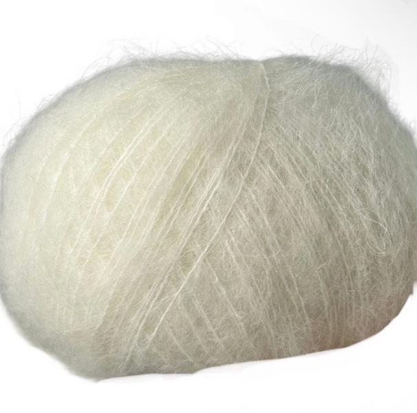 Пряжа AVANTI YARN BABY ALPACA №51 молочний, пряжа напіввовняна, для в'язання гачком и спицями 51 фото