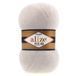 Пряжа Alize Angora Real 40 (Ангора Реал 40) №599 слонова кістка, напіввовна, нитки для в&rsquo;язання 599 фото 1