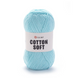 Пряжа Yarnart Cotton Soft №76 бірюза - бавовна з акрилом для в'язання спицями та гачком 76 фото 1