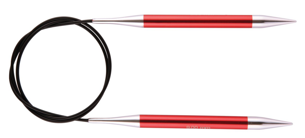 Спиці кругові Zing KnitPro 80 см №9 мм алюмінієві 47137 фото