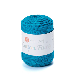 Пряжа YarnArt Cotton Fair 4/4 №5576 блакитний (бавовняна) 50 г, 80 м 5576 фото
