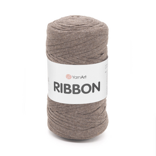 Пряжа YarnArt Ribbon №788 коричневий, для макраме в'язання спицями та гачком 788 фото