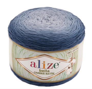Пряжа Alize Bella Ombre Batik (хлопок) 900м, 250 г