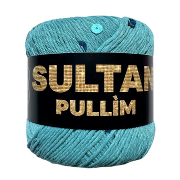 Пряжа Sultan Pulim (бавовна, поліестер, паєтка) 50г, 100 м