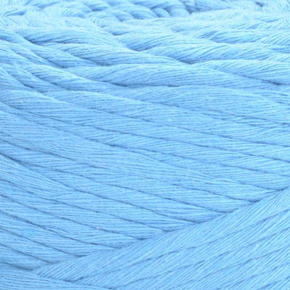 Пряжа YarnArt TWISTED MACRAME №763 синій, нитки для макраме 763 фото