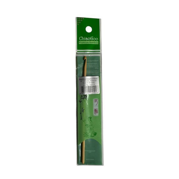 Крючки Bamboo Natural №4 мм ChiaoGoo 1022-G фото