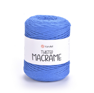 Пряжа YarnArt TWISTED MACRAME №772 ультрамарин, нитки для макраме 772 фото