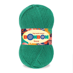 Пряжа Nako Bonbon Ince №98325 смарагд (акрил) 100 г, 300 м 98325 фото