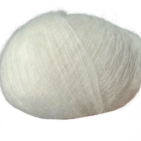 Пряжа AVANTI YARN BABY ALPACA №50 білий, пряжа напіввовняна, для в'язання гачком и спицями 50 фото