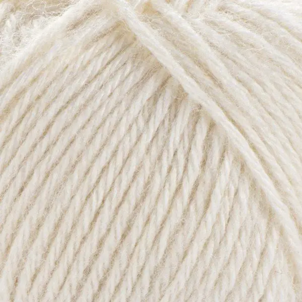 Пряжа Yarnart Silky Royal №430 молочний, вовна з шовком, нитки для в'язання спицями та гачком спицями та гачком 430 фото