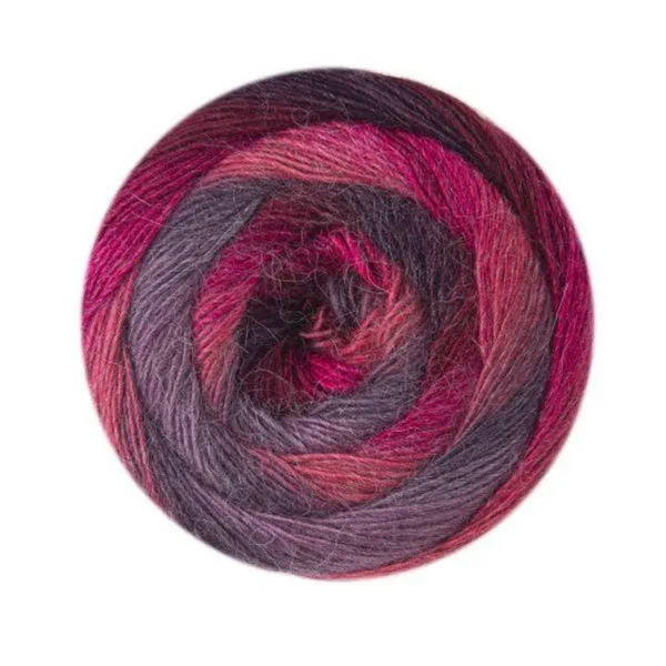 Пряжа YarnArt Stylish Alpaca №7713, альпака секційне фарбування нитки для в'язання 7713 фото