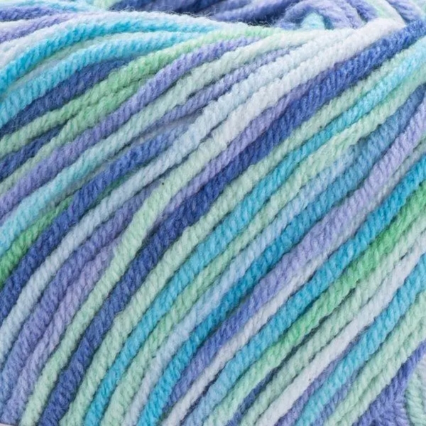 Пряжа Yarnart Jeans Crazy №7204 полухлопок, секционного окрашевания, нитки для вязания 7204 фото