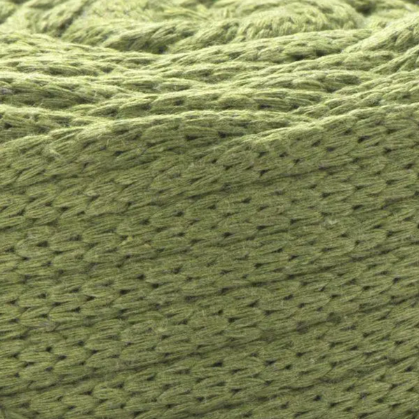 Пряжа Yarnart Macrame Cord 5 мм №787 хакі, напівбавовна, нитки для плетіння макраме 787 фото