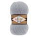 Alize ANGORA REAL 40 (Ангора Реал 40) №21 сірий (Напіввовняна пряжа, нитки для в'язання) 21 фото 1