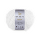 Пряжа Gazzal Teddy № 6564 білий колір, 150м/50гр, 40% Superwash мериносова вовна, для ручного в'язання спицями та гачком 6564 фото 1