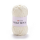 Пряжа Yarnart Silky Royal №430 молочний, вовна з шовком, нитки для в'язання спицями та гачком спицями та гачком 430 фото 1