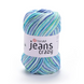 Пряжа Yarnart Jeans Crazy №7204 полухлопок, секционного окрашевания, нитки для вязания 7204 фото 1