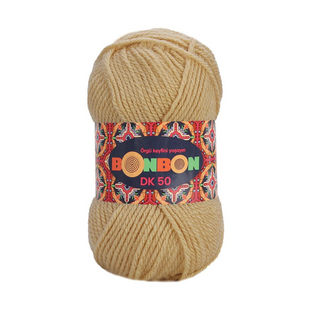 Пряжа Nako Bonbon Dk 50 №98293 беж (акрил) 50 г, 145 м 98293 фото