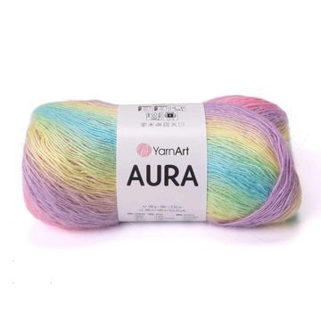 Пряжа YarnArt Aura (мохер, шерсть, акрил) 480 м, 100 г