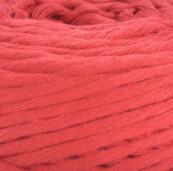 Пряжа YarnArt TWISTED MACRAME №773 красный, нитки для макраме 773 фото