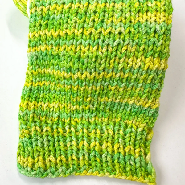 Пряжа Yarnart Cotton Fusion №3656 - хлопок секционной покраски для вязания спицами и крючком 3656 фото