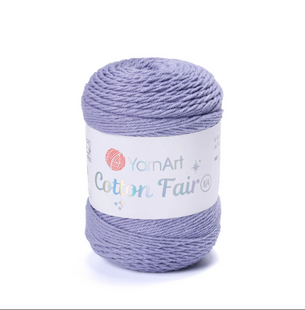 Пряжа YarnArt Cotton Fair 8/4 №5585 лавандовый (хлопковая) 50 г, 160 м 5585 фото