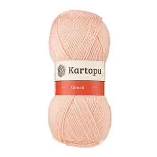 Пряжа Kartopu Gonca (Гонка) №1873 пудра, 100% акрил нитки для в'язання 1873 фото