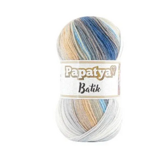 Пряжа Papatya Batik (Папатя Батiк) №55418, акрилова нитки для в'язання спицями і гачком 55418 фото
