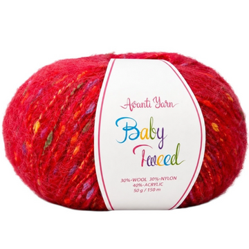 Пряжа Avanti Yarn Baby Tweed (шерсть, нейлон, акрил) 50 г, 150 м