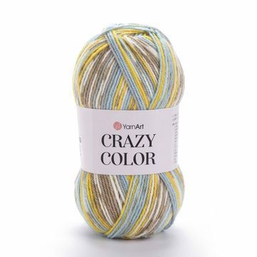 Пряжа YarnArt Crazy Color (вовна, акрил) 100 г, 260 м