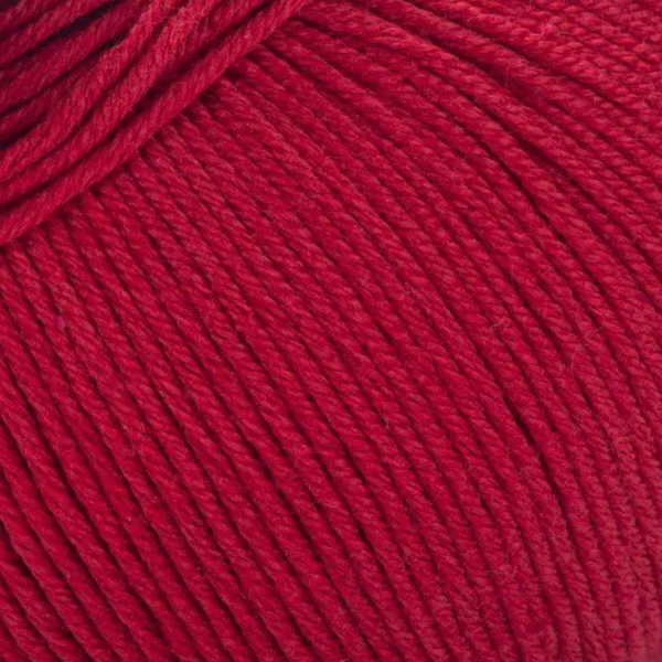 Пряжа YarnArt Baby Cotton №427 темно-червоний - напівбавовна для в'язання спицями та гачком 427 фото