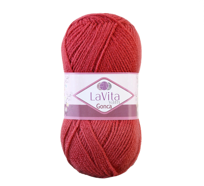 Пряжа LaVita Yarn Gonca (Гонка) №3012 цегла, акрил, нитки для в’язання 3012 фото Пряжа LaVita Yarn Gonca (Гонка) №3012 цегла, акрил, нитки для в’язання 3012 фото