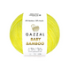 Пряжа Gazzal Baby Bamboo №95207 желтый неон цвет, 115м/50гр, 50% бамбук, для ручной вязки спицами и крючком 95207 фото 1