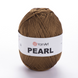 Пряжа Yarnart Pearl №229 коричневий, віскоза, для в'язання спицями та гачком 229 фото 1