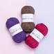 Пряжа Yarnart Silky Royal №434 фіолетовий, вовна з шовком, нитки для в'язання спицями та гачком 434 фото 3