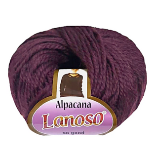 Пряжа Lanoso ALPACANA №3011 фіолетовий, пряжа вовна, альпака з акрилом, для ручного в'язання спицями та гачком 3011 фото