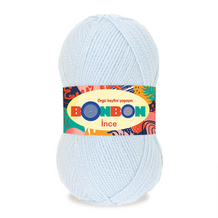 Пряжа Nako Bonbon Ince №98328 блакитний (акрил) 100 г, 300 м 98328 фото