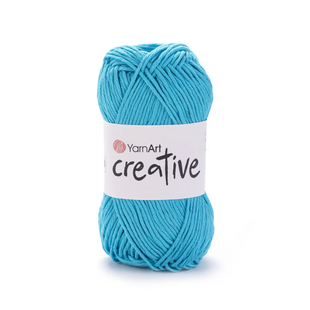 Пряжа YarnArt Creative №247 биюзовый - бавовна для в'язання спицями і гачком 247 фото
