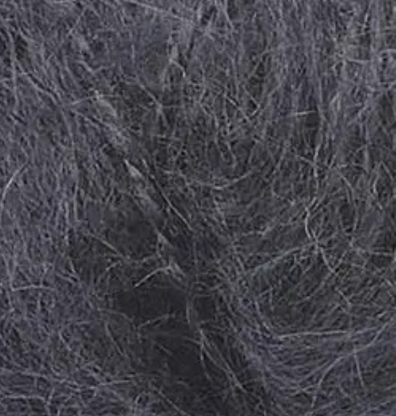 Пряжа Alize Mohair Classic NEW (Мохер Класік) №53 сірий, мохер, нитки для в&rsquo;язання 53 фото