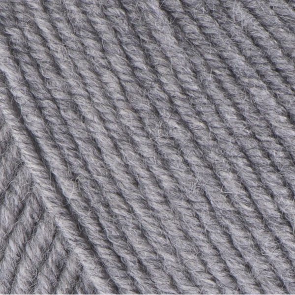 Пряжа Yarnart Super Merino №195 светло-серый, шерсть с акрилом нитки для вязания спицами и крючком 195 фото
