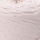 Пряжа YarnArt Macrame Cotton №752 молочный, полухлопковые нитки для вязания сумок и макраме 752 фото 2