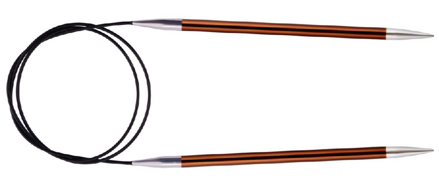Спицы круговые Zing KnitPro 40 см №5 мм алюминиевые 47071 фото